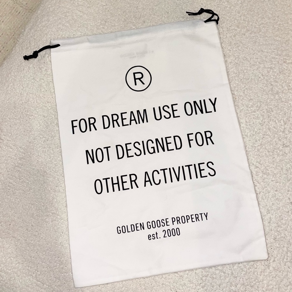 New Golden Goose dust bag